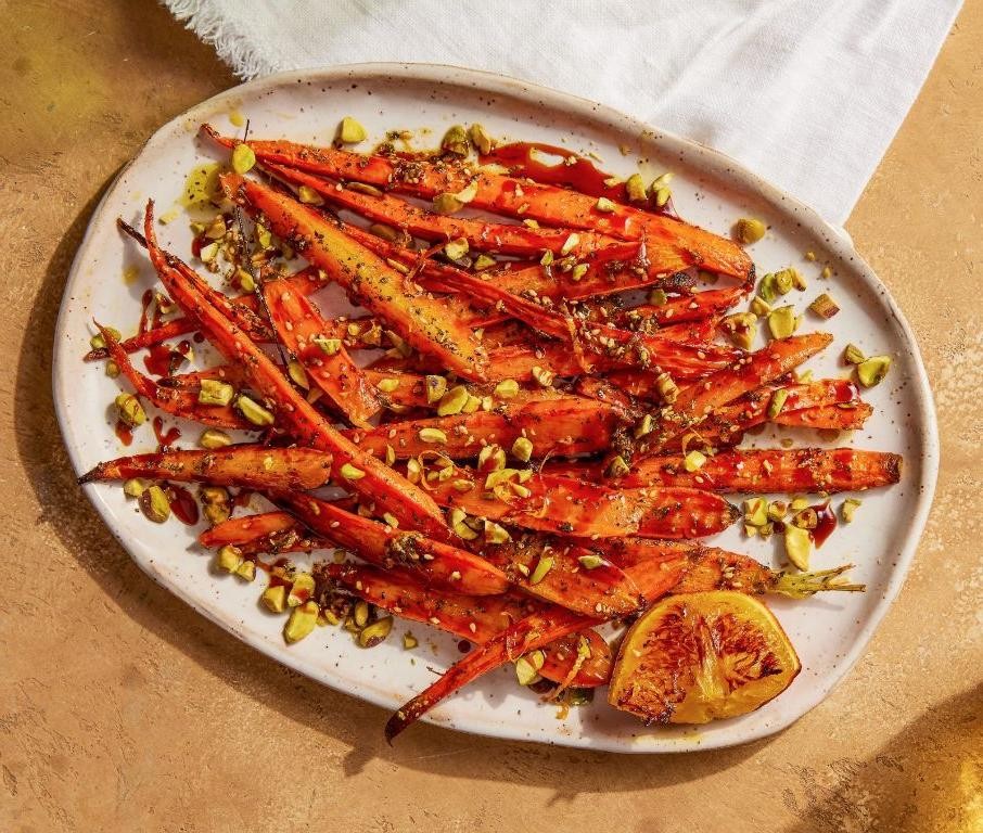 Pomegranate Molasses Glazed Carrots