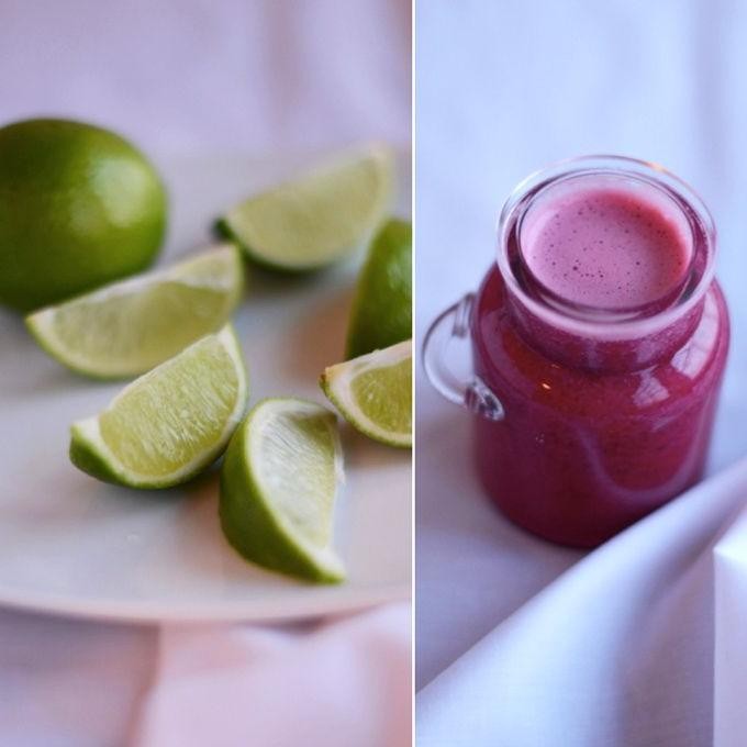 Pomegranate and Lime Detox Juice