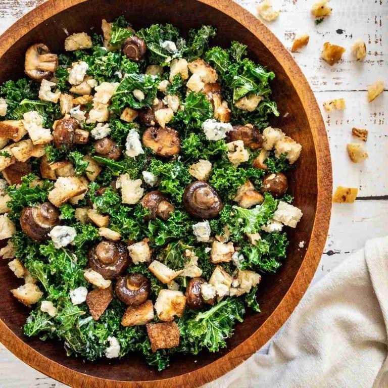 Porcini Mushroom and Blue Cheese Salad