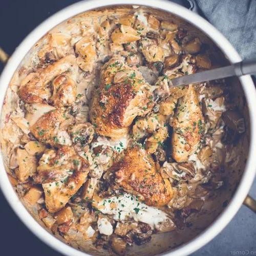 Porcini Mushroom and Chicken Casserole