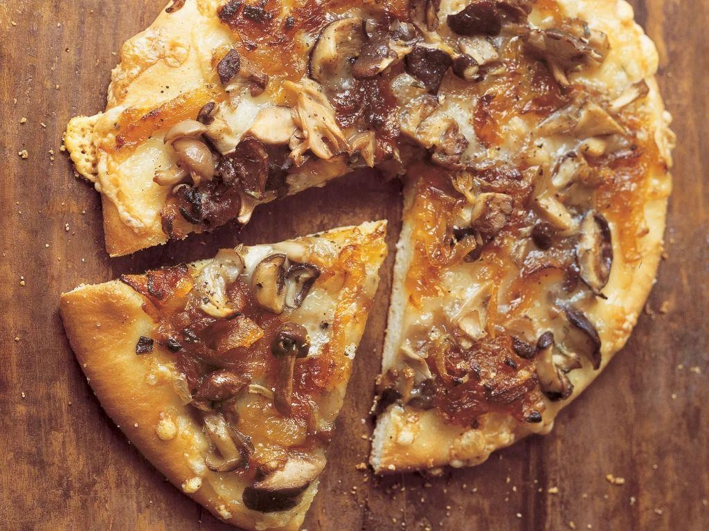 Porcini Mushroom and Fontina Pizza