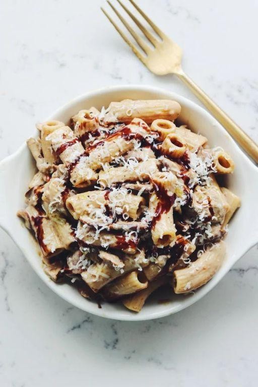 Porcini Mushroom and Truffle Oil Pasta