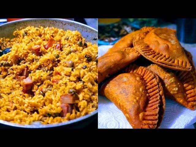 Puerto Rican Pastillos with Rice
