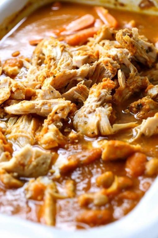 Pumpkin Chicken Slow Cooker Stew