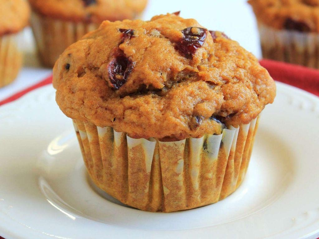 Pumpkin Cranberry Muffins
