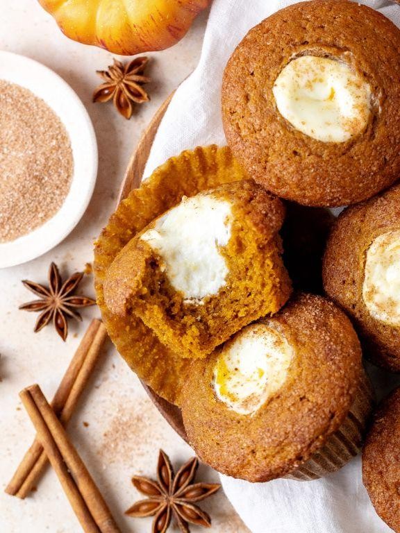 Pumpkin Cream Cheese Muffins