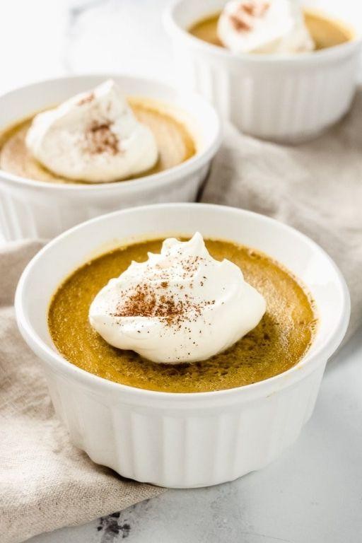 Pumpkin Custard Keto Dessert