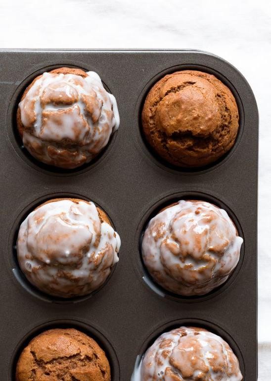 Pumpkin Gingerbread Muffins