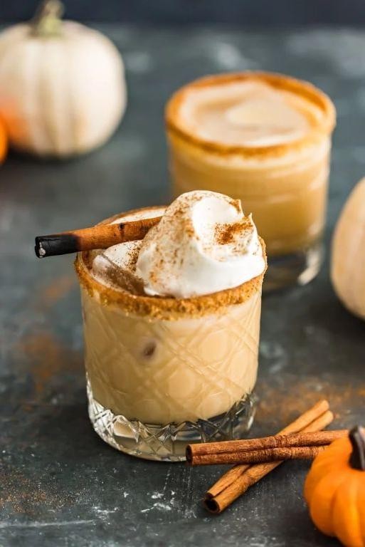 Pumpkin Pie White Russian Martini