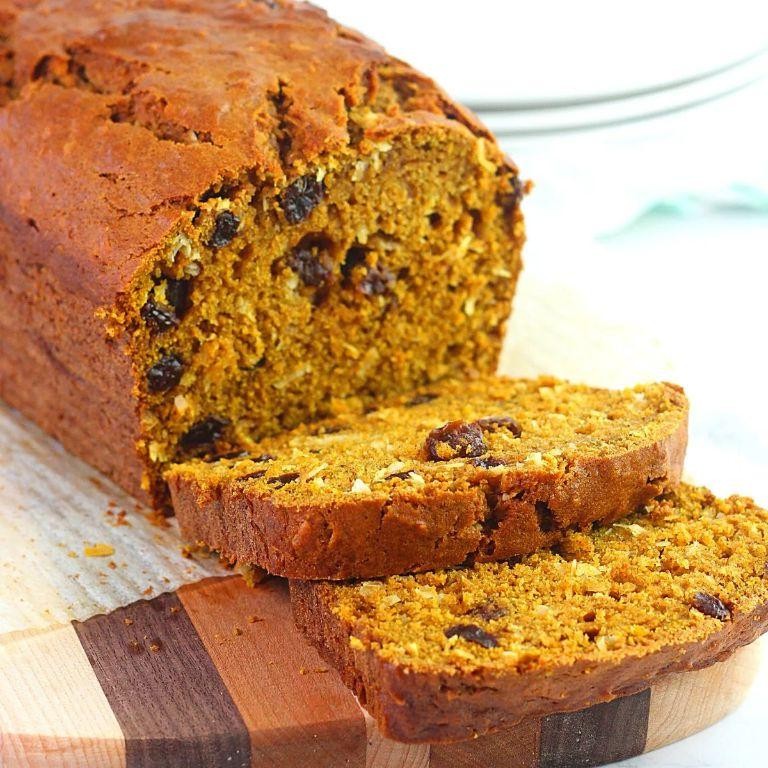 Pumpkin Raisin Bread