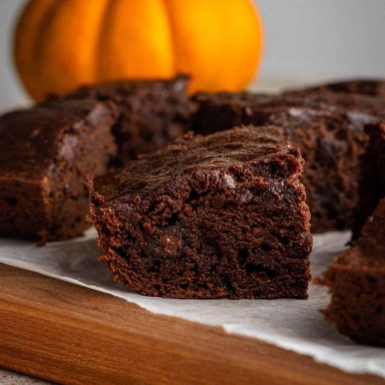 Pumpkin Spice Brownies