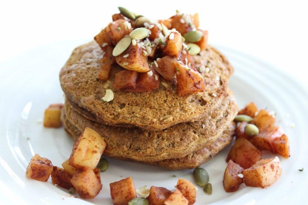 Pumpkin Spice Buckwheat Pancakes