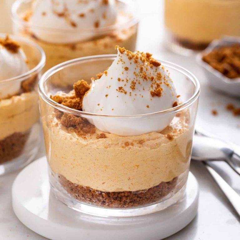 Pumpkin Spice Cheesecake Pudding
