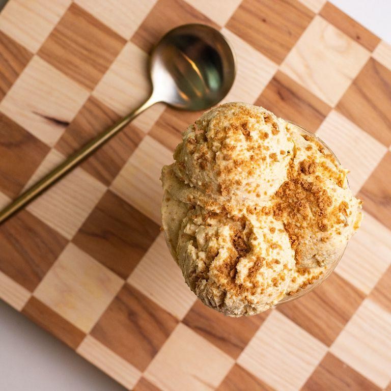 Pumpkin Spice Cottage Cheese Ice Cream
