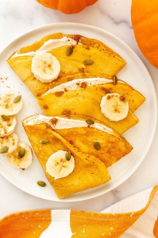Pumpkin Spice Crepes