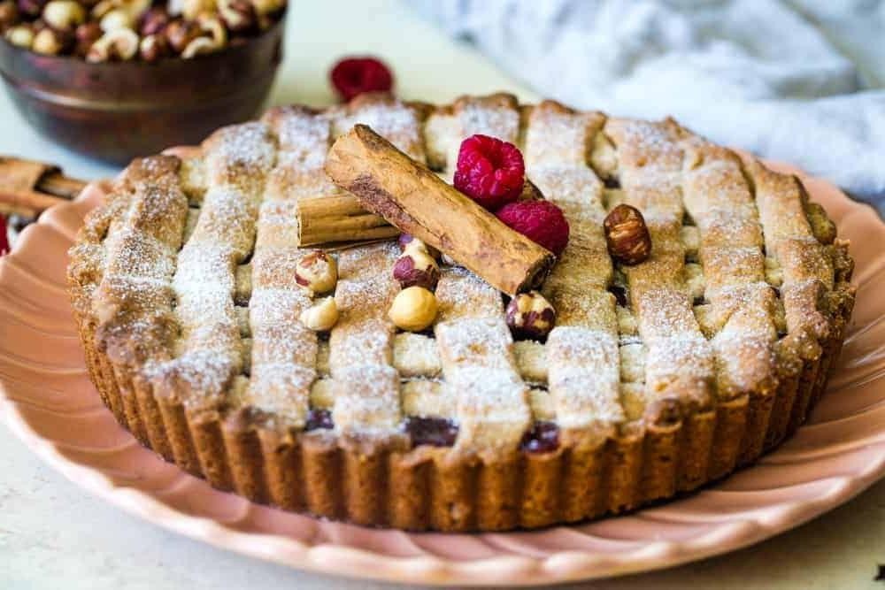 Pumpkin Spice Linzertorte