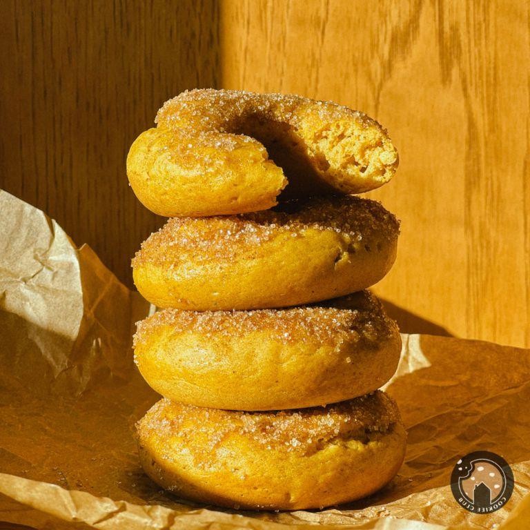 Pumpkin Spice Protein Powder Donuts