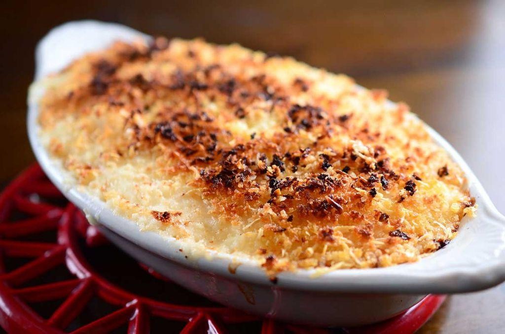 Pureed Cauliflower with Cheese