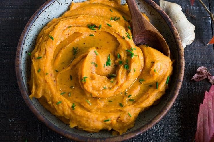 Pureed Sweet Potato with Ginger