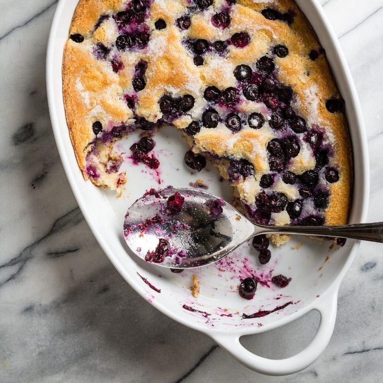 Quick Blueberry Cobbler