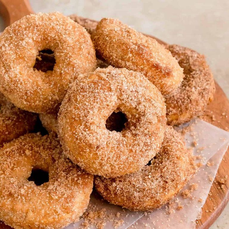 Quick Cinnamon Sugar Donuts