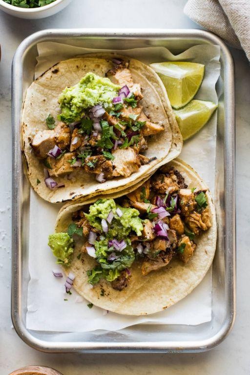 Quick Diced Chicken Tacos