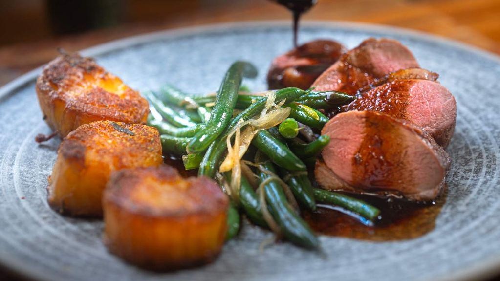 Quick Duck Breast with Honey and Soy Sauce