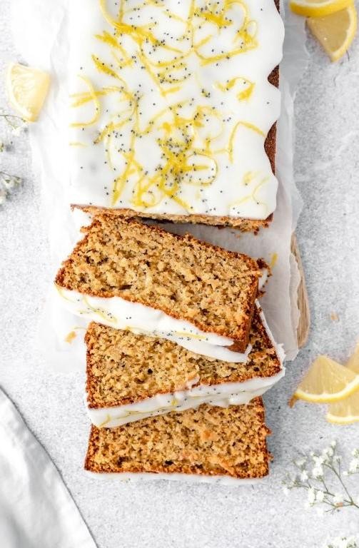 Quick Oats Lemon Poppy Seed Loaf