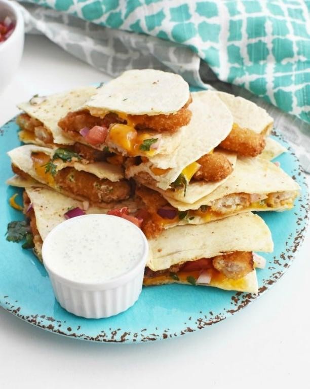 Quick and Easy Fish Quesadillas