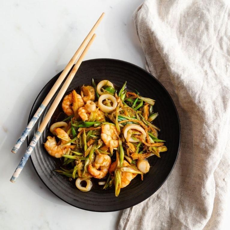 Quick and Easy Seafood Stir Fry