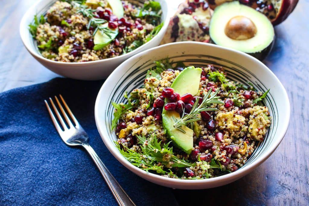 Quinoa Salad with Pomegranate Molasses Dressing