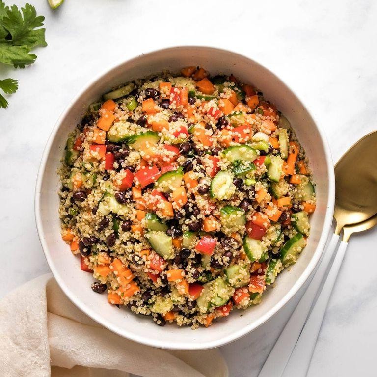Quinoa and Black Bean Hearty Salad
