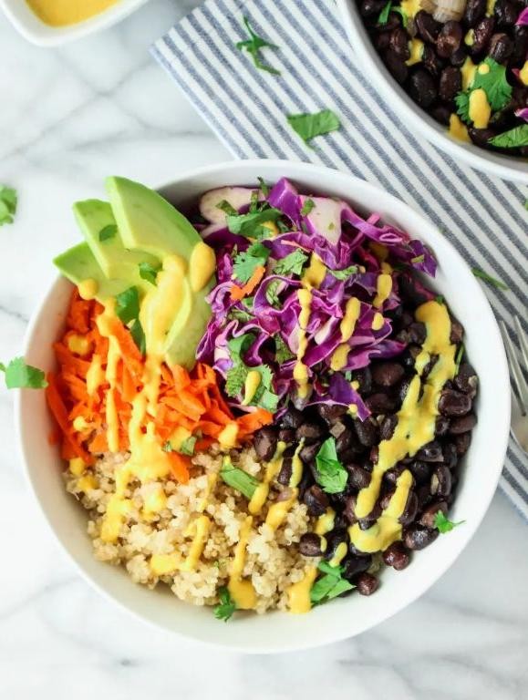 Quinoa and Black Bean Muscle-Building Bowl