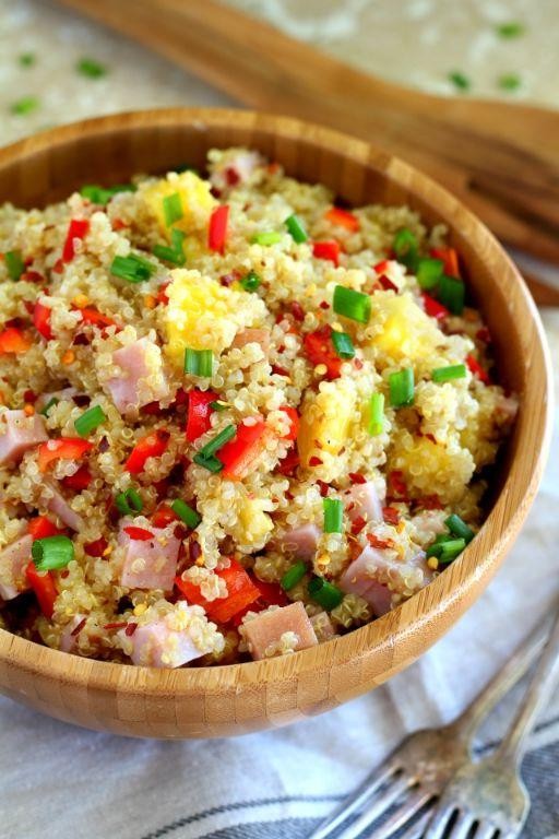 Quinoa and Healthy Ham Salad