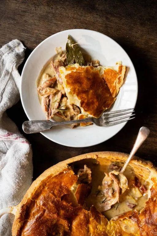 Rabbit Pie with Flaky Pastry
