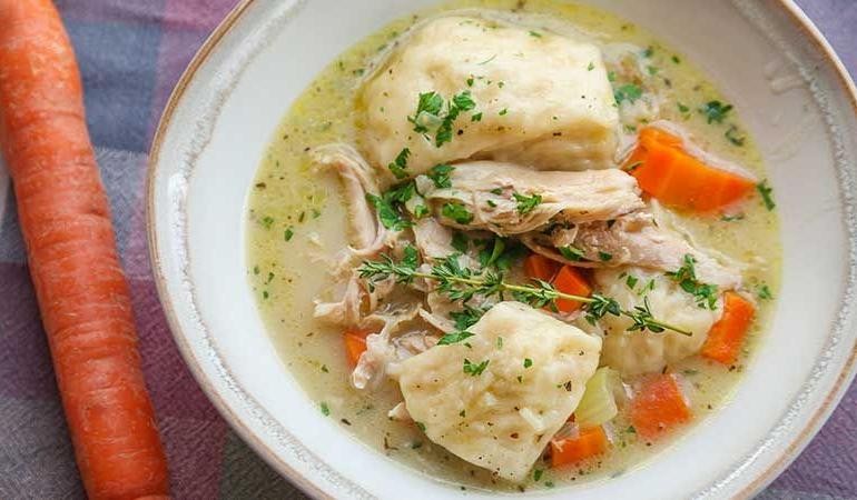 Rabbit and Dumplings Comfort Soup