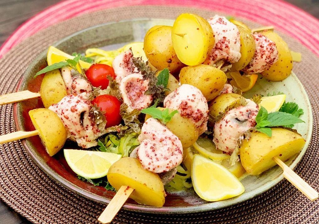 Rainbow Trout Kebabs