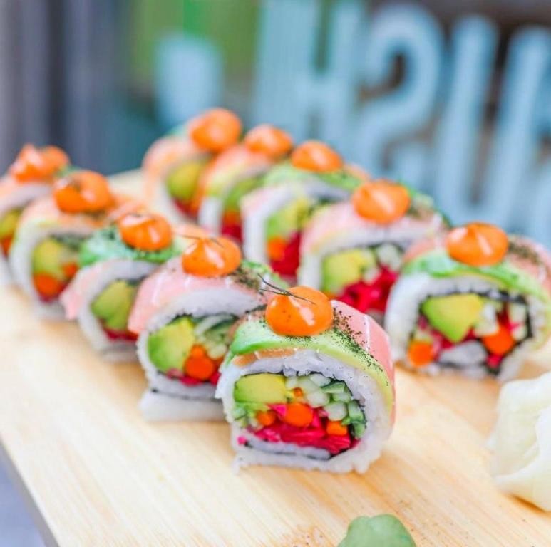 Rainbow Trout Sushi Rolls