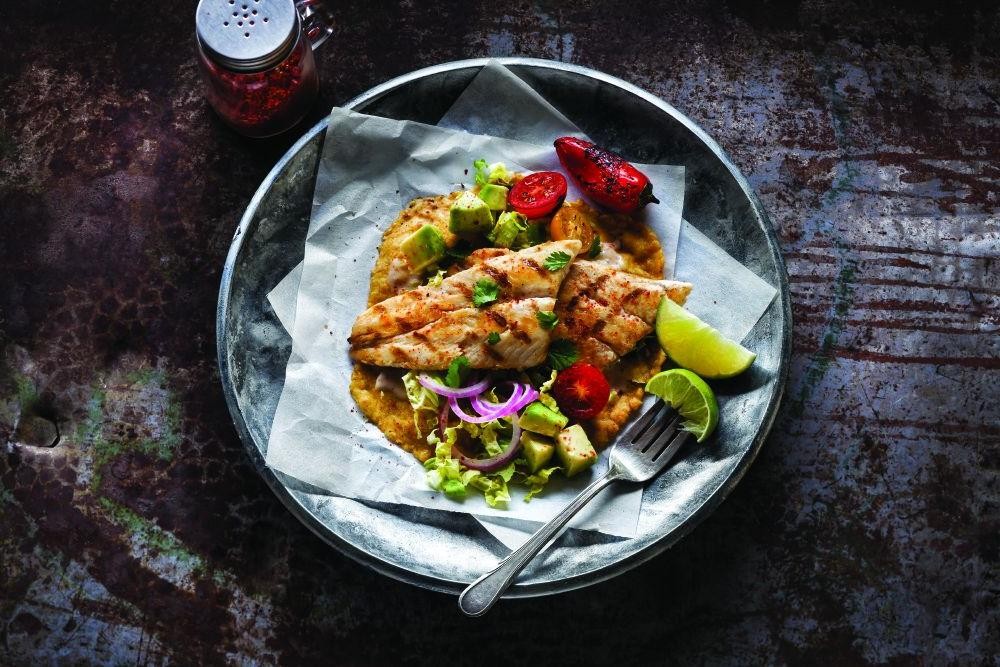Rainbow Trout Tacos with Avocado Salsa