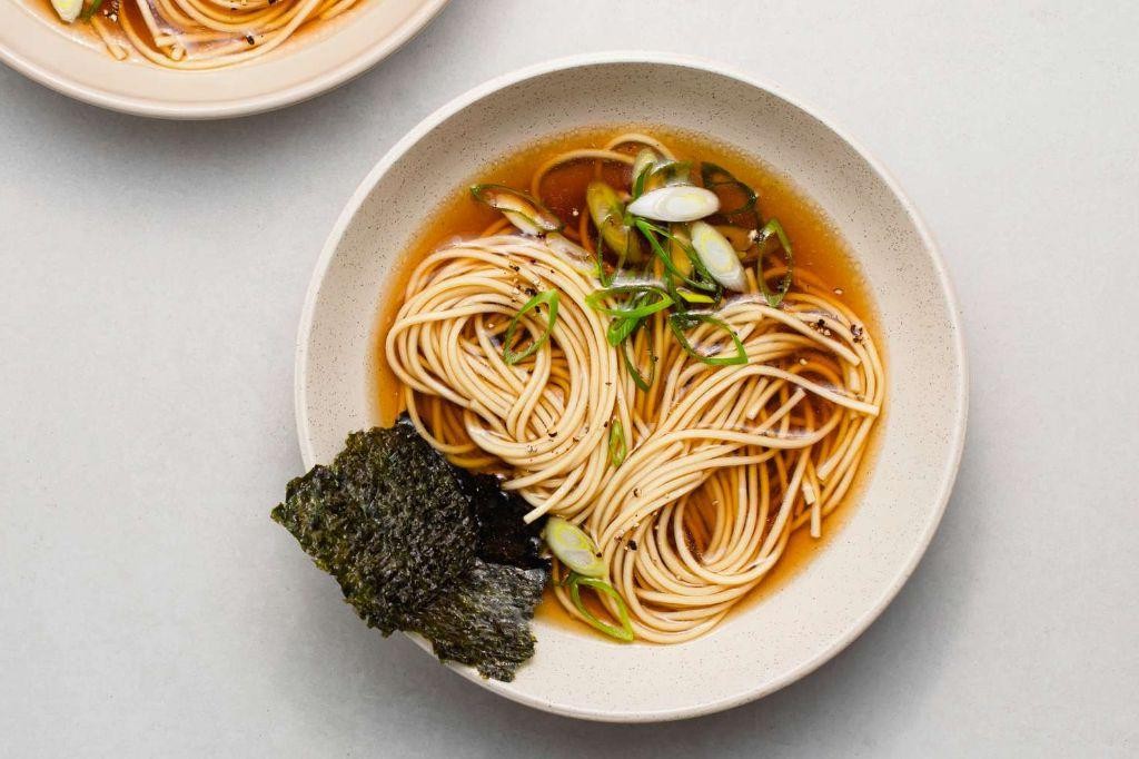 Ramen with Soy Sauce Based Broth