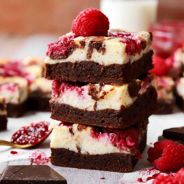 Raspberry Cheesecake Brownies