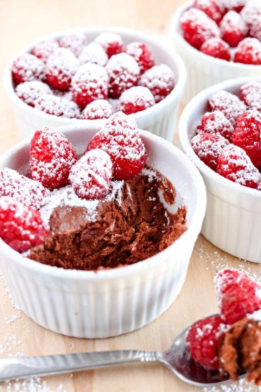 Raspberry Chocolate Mousse