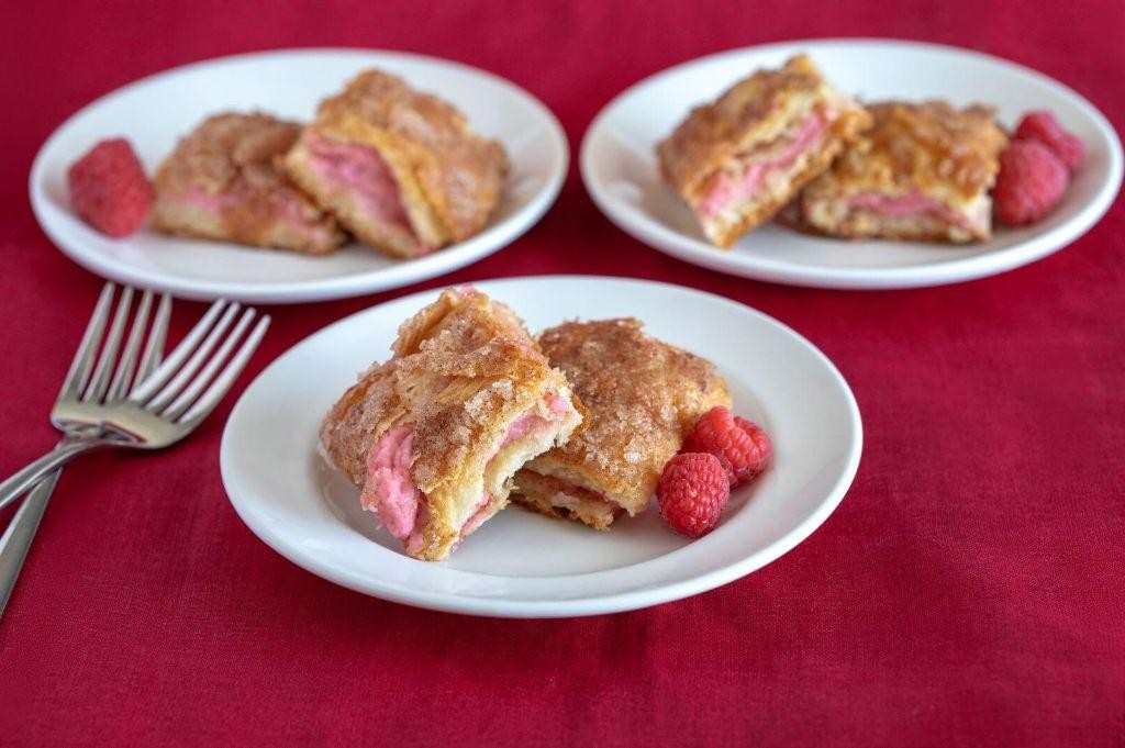 Raspberry Chocolate Sopapillas