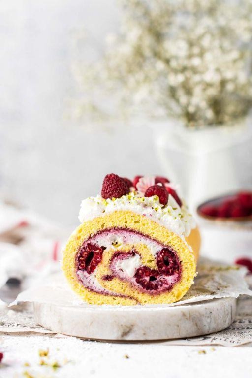 Raspberry Cream Cheese Jelly Roll