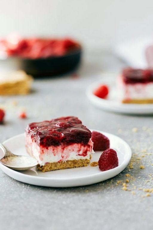 Raspberry Jello with Cream Cheese