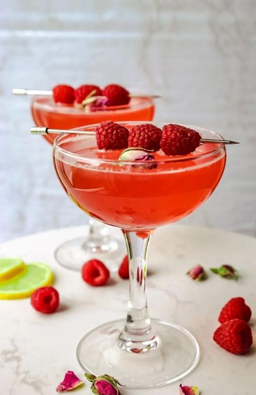 Raspberry Rose Mexican Martini