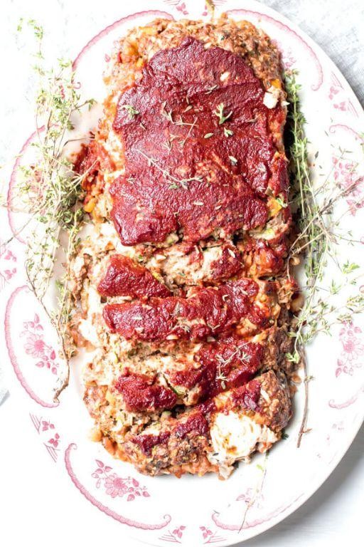 Ratatouille Stuffed Meatloaf