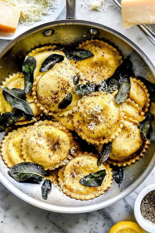 Ravioli with Sage Butter
