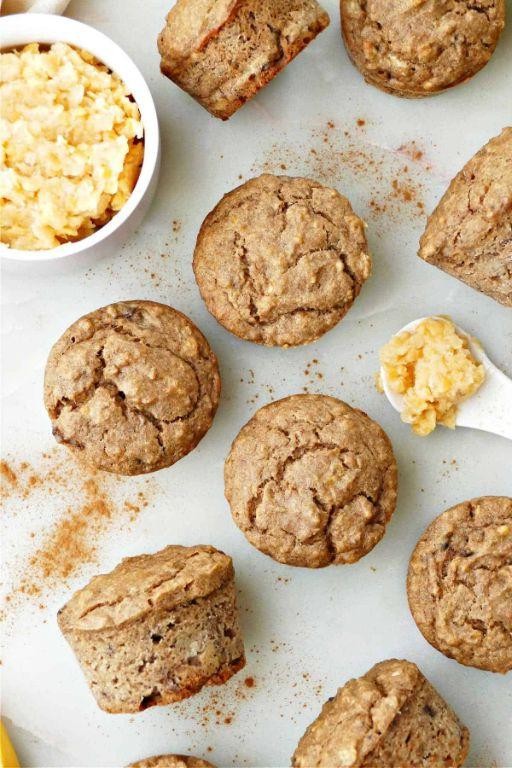 Red Lentil and Spinach Muffins
