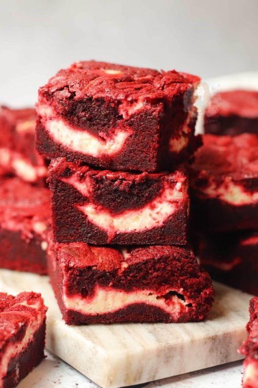Red Velvet Chocolate Brownies